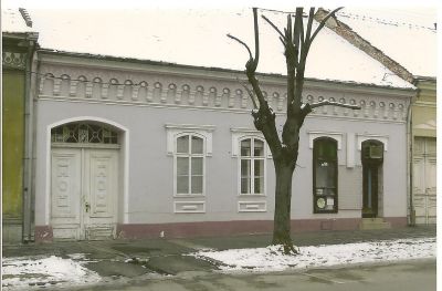 Typiskt hus, ett i en lång husrad.